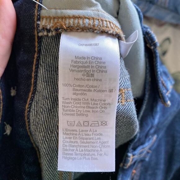 MADEWELL Low Rise Perfect Vintage Straight Jean Lilycrest Wash Size 24 Dark Wash - Picture 9 of 10